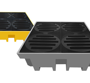 Pallets de contenção 4 tambores – 420L