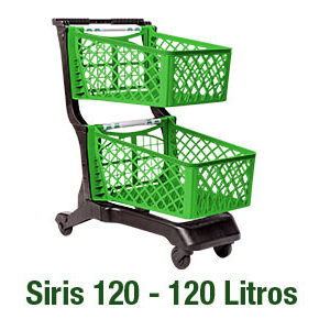 CARRINHO DUPLO SUPERMERCADO